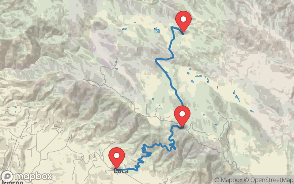Map preview of Palomar Mountain South Grade, County S6