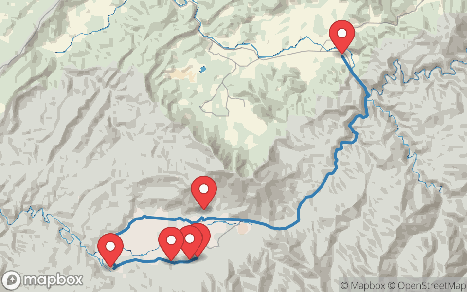 Map preview of Cades Cove, Great Smoky Mountains